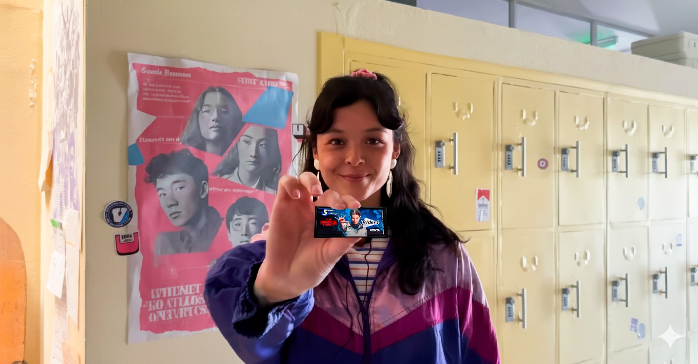 Trident y Stranger Things llegan con una alianza refrescante para despedir una de las series más icónicas de Netflix